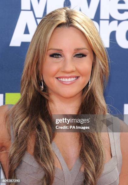Amanda Bynes at the MTV Movie Awards 2011 at the Gibson Amphitheatre in Universal City, Los Angeles.