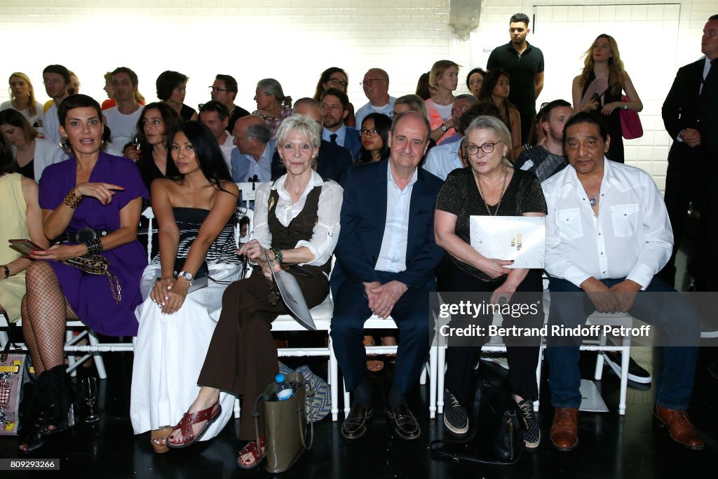 Jean Paul Gaultier : Front Row - Paris Fashion Week - Haute Couture Fall/Winter 2017-2018