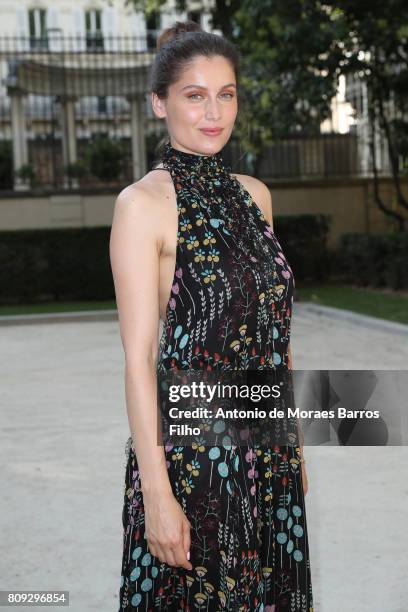 Laetitia Casta attends the Valentino Haute Couture Fall/Winter 2017-2018 show as part of Paris Fashion Week on July 5, 2017 in Paris, France.