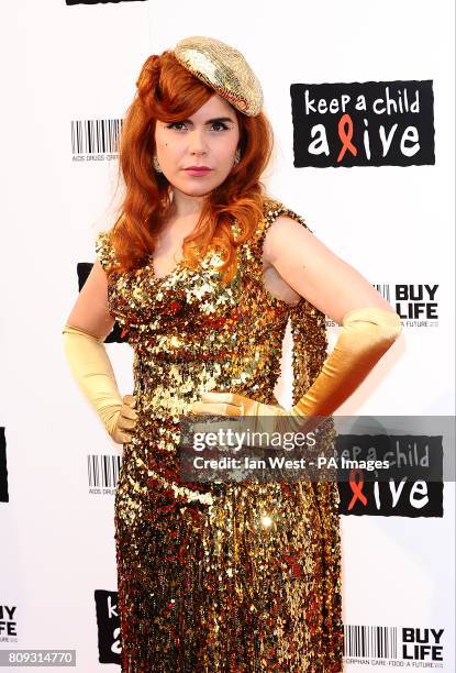 Paloma Faith arriving for the Black Ball in aid of Keep A Child Alive, at The Roundhouse, Chalk Farm Road, London.