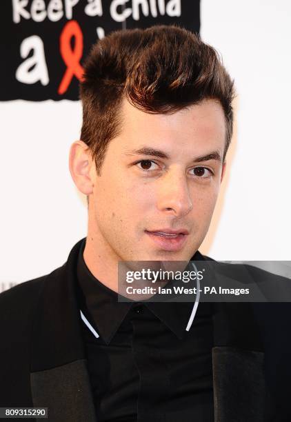 Mark Ronson arriving for the Black Ball in aid of Keep A Child Alive, at The Roundhouse, Chalk Farm Road, London.