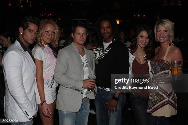 S "Real World XX: Hollywood" cast held a premiere party at Excalibur Nightclub in Chicago, Illinois on April 11, 2008.