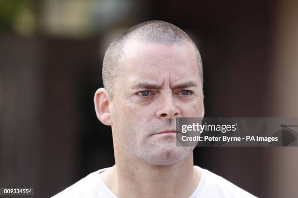 Ralph Bulger, the father of James Bulger, outside at Liverpool Crown Court, where a victim personal statement to Jon Venables' parole board was made...