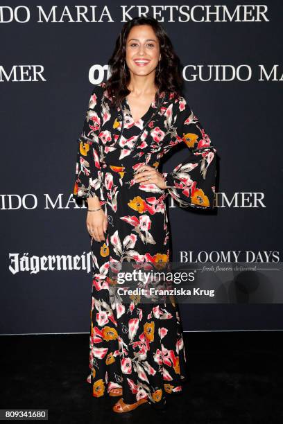 Nina Moghaddam attends the Guido Maria Kretschmer Fashion Show Autumn/Winter 2017 presented by OTTO at Tempodrom on July 5, 2017 in Berlin, Germany.