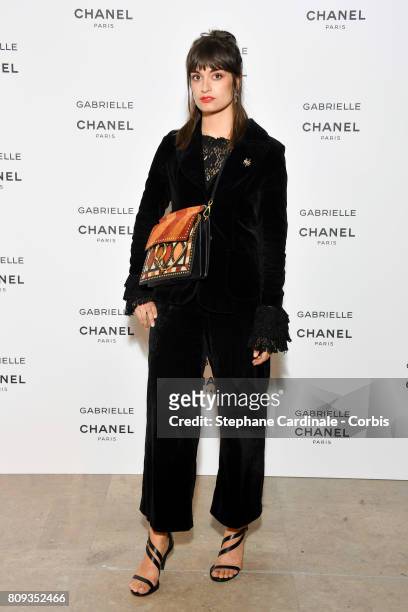 Guest attends the launching Party of Chanel's new perfume "Gabrielle" as part of Paris Fashion Week on July 4, 2017 in Paris, France.