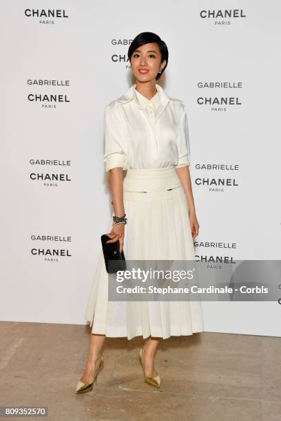 Gwei Lun Mei attends the launching Party of Chanel's new perfume "Gabrielle" as part of Paris Fashion Week on July 4, 2017 in Paris, France.