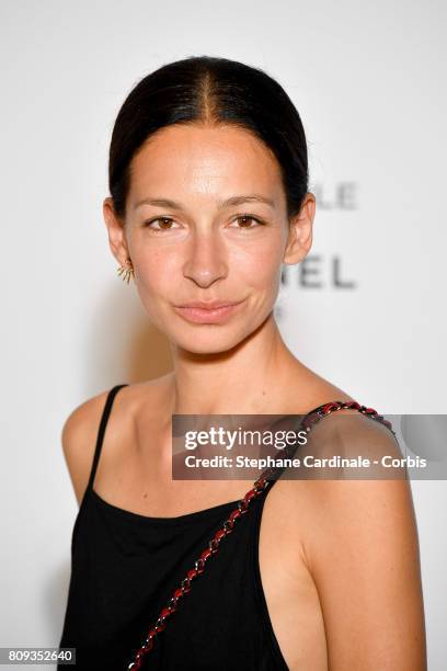 Guest attends the launching Party of Chanel's new perfume "Gabrielle" as part of Paris Fashion Week on July 4, 2017 in Paris, France.