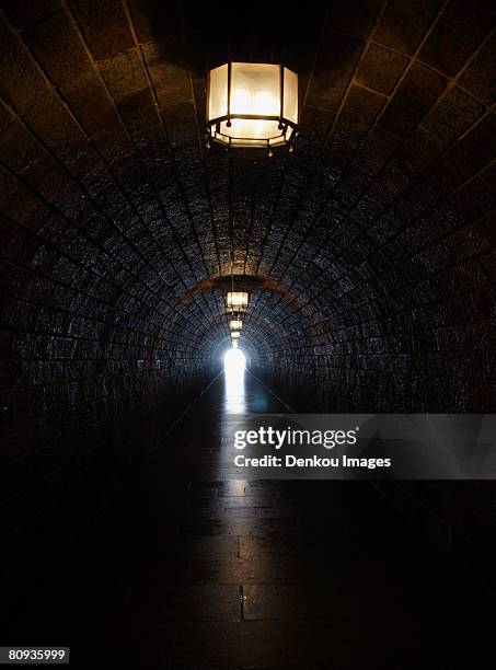 dungeon hallway - dungeon stock pictures, royalty-free photos & images