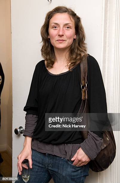 Natasha Law attends the Olly & Suzi private view at gallery Eleven on April 30, 2008 in London, England.