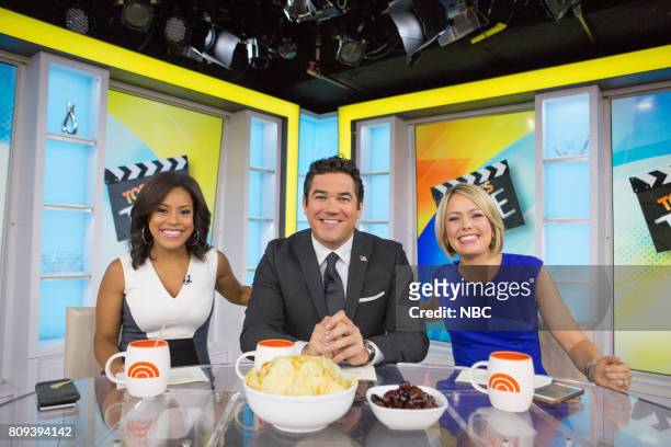 Sheinelle Jones. Dean Cain and Dylan Dreyer on Wednesday, July 5, 2017 --