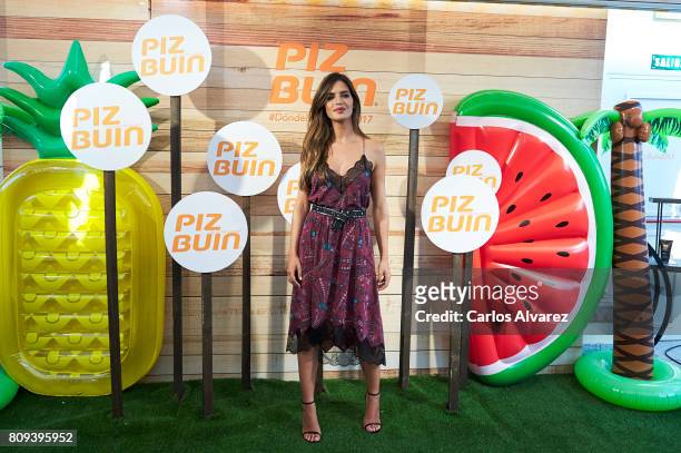Sara Carbonero attends Pin Buiz photocall at the Vincci The Mint Hotel on July 5, 2017 in Madrid, Spain.