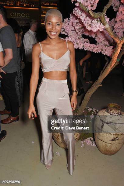 Savanna Small attends the Warner Music Group and British GQ Summer Party in partnership with Quintessentially at Nobu Hotel Shoreditch on July 5,...