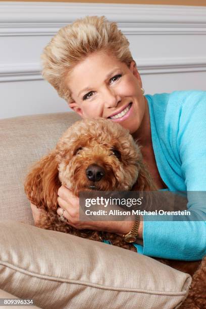 News anchor Joan Lunden is photographed for People Magazine on August 31, 2015 in Greenwich, Connecticut.