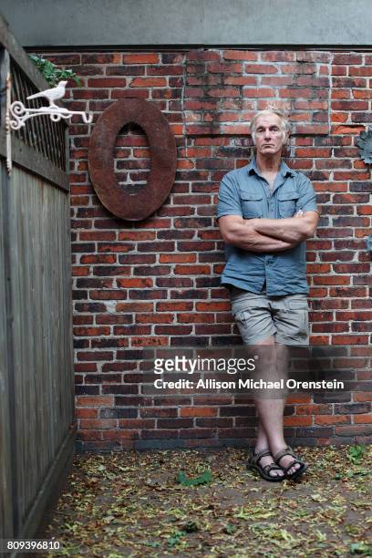 Film director John Sayles is photographed for Wall Street Journal on October 7, 2015 in Hoboken, New Jersey.