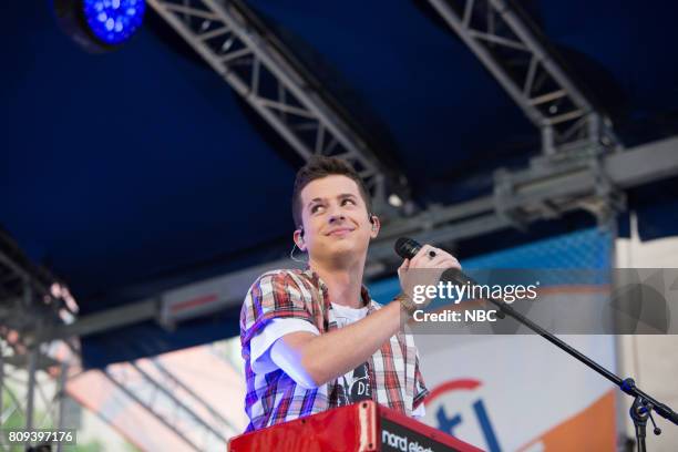 Charlie Puth on Friday, June 30, 2017 --