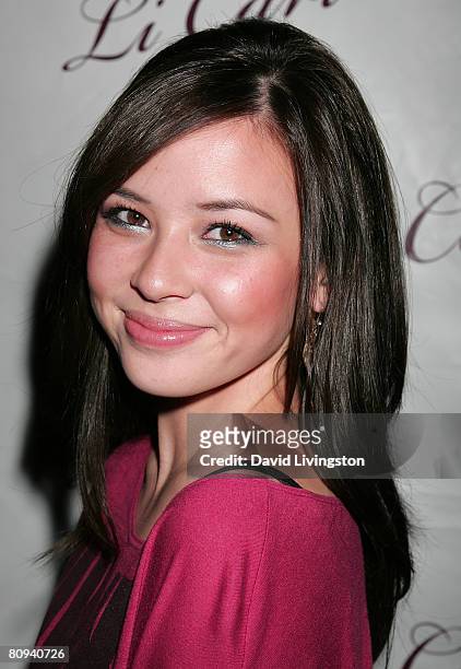 Actress Malese Jow attends WCM's music video premiere of 'Suddenly' & Monet Monico performance at The Canyon Club on April 30, 2008 in Agoura Hills,...