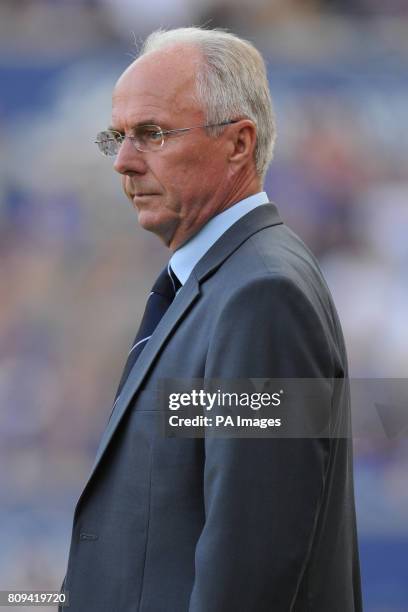 Leicester City manager Sven Goran Eriksson during the Pre Season Friendly at the King Power Stadium, Leicester.