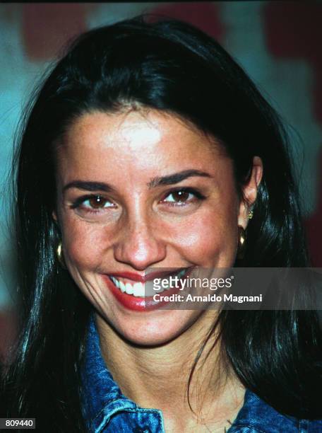 Shoshanna Lonstein, one time girlfriend of comedian Jerry Seinfeld attends a press event for the winners of Warner Brothers television show, Popstar,...