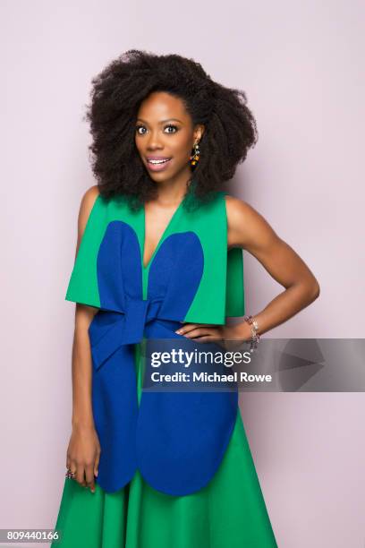 Actress Yvonne Orji is photographed for Essence Magazine on February 23, 2017 in Los Angeles, California.