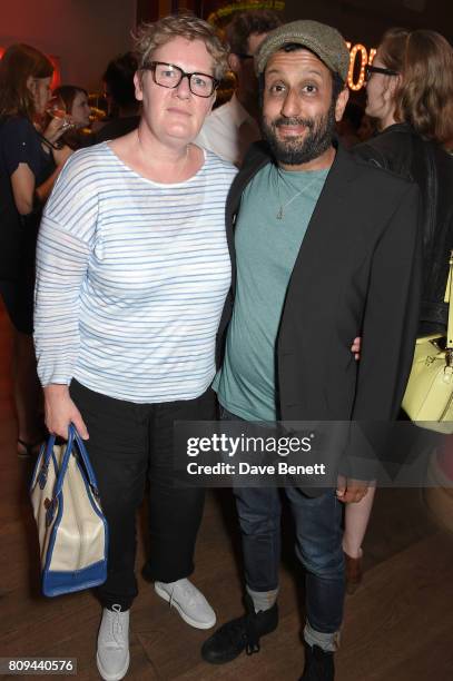 Adeel Akhtar and guest attends a special screening of 'The Big Sick' hosted by Kumail Nanjiani at Ham Yard Hotel on July 5, 2017 in London, England.