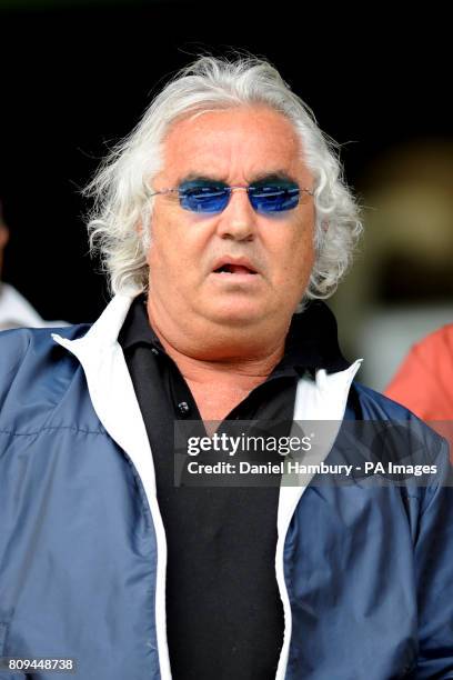 Flavio Briatore, part owner and Chairman of Queens Park Rangers