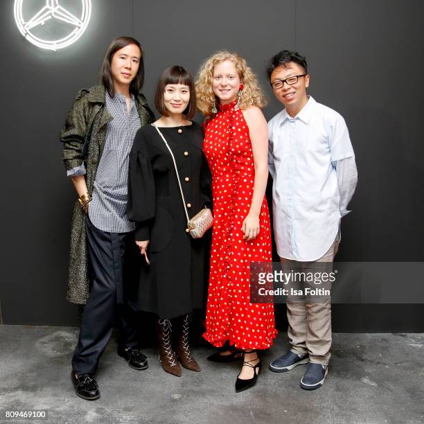 Fashion designers William Fan, Xiao Li, Anna October and Steven Tai attend the mbcollective Fashion Story - Chapter Two Global Launch at Soho House...