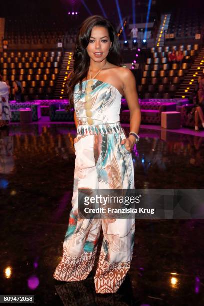 Fernanda Brandao attends the Guido Maria Kretschmer Fashion Show Autumn/Winter 2017 presented by OTTO at Tempodrom on July 5, 2017 in Berlin, Germany.