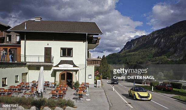This picture taken on May 1, 2008 shows the "Hotel Seestern" owned by Josef Fritzl in Unterach, at Lake Mondsee, some 260 kilometers west of Vienna....
