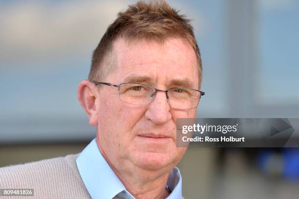 Steve Richards after winning the Unox 3YO Fillies Maiden Plate at Cranbourne Racecourse on July 06, 2017 in Cranbourne, Australia.