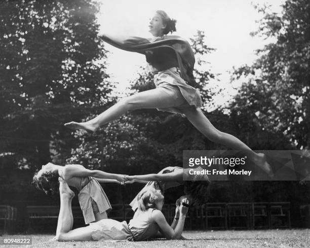 Pupils at Crouch End High School perform a open air dance in the style of the ancient Greeks, 11th July 1936.