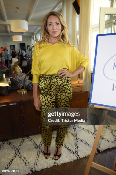 Sanny van Heteren attends the Klambt Fashion Cocktail in Berlin at Soho House on July 5, 2017 in Berlin, Germany.