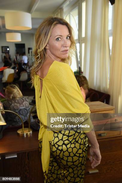 Sanny van Heteren attends the Klambt Fashion Cocktail in Berlin at Soho House on July 5, 2017 in Berlin, Germany.