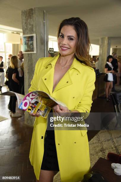 Daniela Dany Michalski attends the Klambt Fashion Cocktail in Berlin at Soho House on July 5, 2017 in Berlin, Germany.