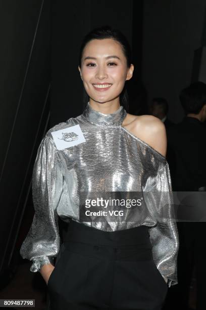 Actress Fala Chen attends Virgin Australia new route event on July 5, 2017 in Hong Kong, China.
