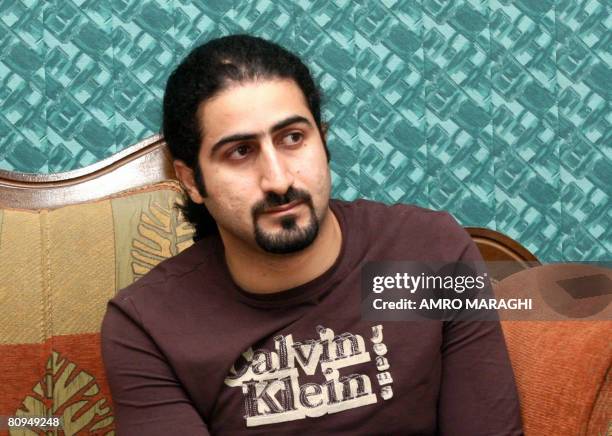Omar bin Laden, son of Osama bin Ladan, sits in his apartment in Al-Rahad city near Cairo on Jan 29, 2008. Omar bin Laden is to appeal after his...
