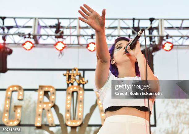 Ariana DiLorenzo of Ariana and The Rose performs at The Grove's 2017 Summer Concert Series on July 5, 2017 in Los Angeles, California.
