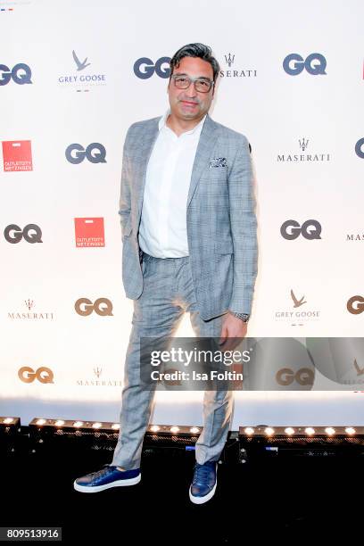 Mousse T. Attends the GQ Mension Style Party 2017 at Austernbank on July 5, 2017 in Berlin, Germany.