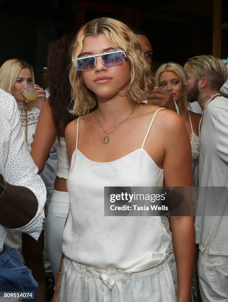 Model Sofia Richie at the 4th annual 'Red, White and Bootsy' July 4th Bash, presented by The h.wood Group, powered by Pacsun, with specialty sips by...