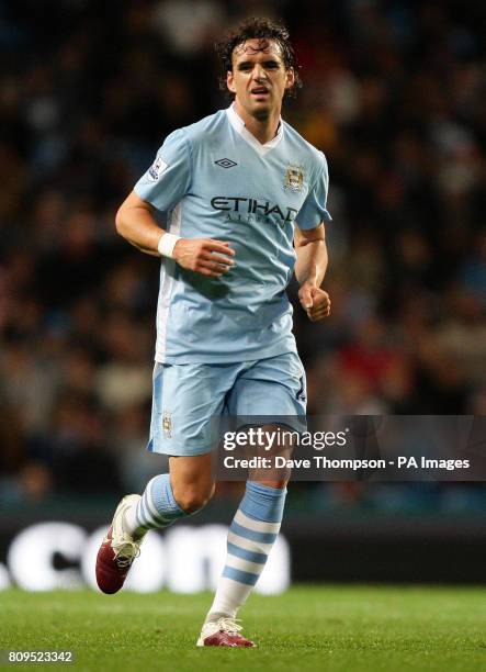 Manchester City's Owen Hargreaves in action during the Carling Cup, Third Round match at the Etihad Stadium, Manchester.