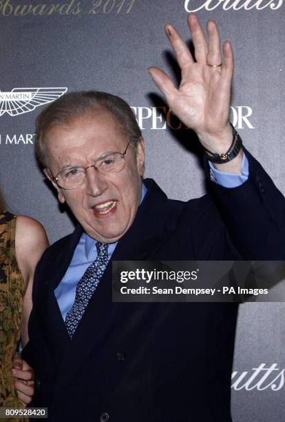 Sir David Frost arriving for the Quintessentially Awards at One Marylebone, London.