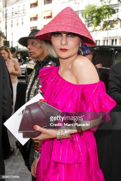 Catherine Baba attends the Valentino Haute Couture Fall/Winter 2017-2018 show as part of Paris Fashion Week on July 5, 2017 in Paris, France.
