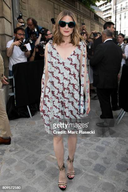 Olivia Palermo attends the Valentino Haute Couture Fall/Winter 2017-2018 show as part of Paris Fashion Week on July 5, 2017 in Paris, France.