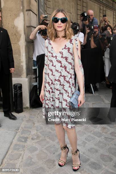 Olivia Palermo attends the Valentino Haute Couture Fall/Winter 2017-2018 show as part of Paris Fashion Week on July 5, 2017 in Paris, France.