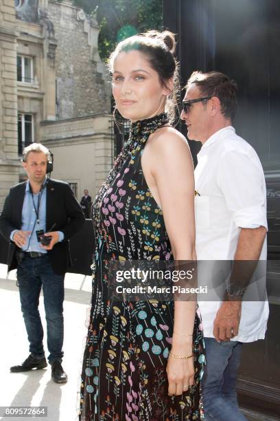 Actress Laetitia Casta attends the Valentino Haute Couture Fall/Winter 2017-2018 show as part of Paris Fashion Week on July 5, 2017 in Paris, France.