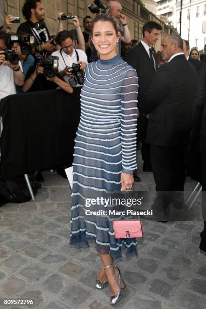 Maria Helena Bordon Meireles attends the Valentino Haute Couture Fall/Winter 2017-2018 show as part of Paris Fashion Week on July 5, 2017 in Paris,...