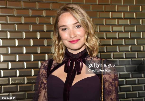 Deborah Francois attends the Jean Paul Gaultier Haute Couture Fall/Winter 2017-2018 show as part of Haute Couture Paris Fashion Week on July 5, 2017...