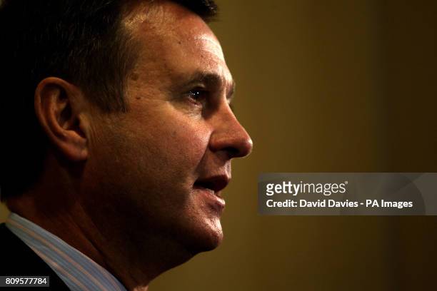 Chief Executive of the WRU, Roger Lewis during the press conference at the Grand Hotel, Auckland, New Zealand.