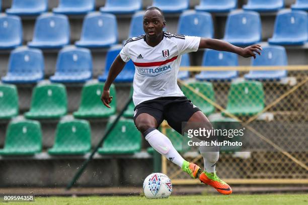 Sone Aluko of Fulham during Pre-Season Friendly march between Piast Gliwice v Fulham on 5 July 2017 in Gliwice, Poland.