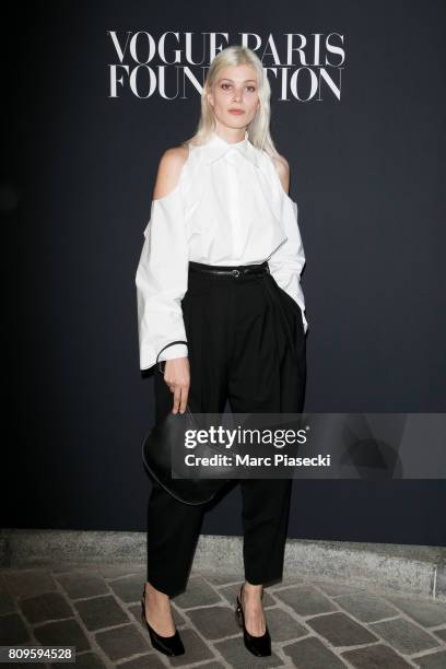 Larissa Hofmann attends Vogue Foundation Dinner during Paris Fashion Week as part of Haute Couture Fall/Winter 2017-2018 at Musee Galliera on July 4,...