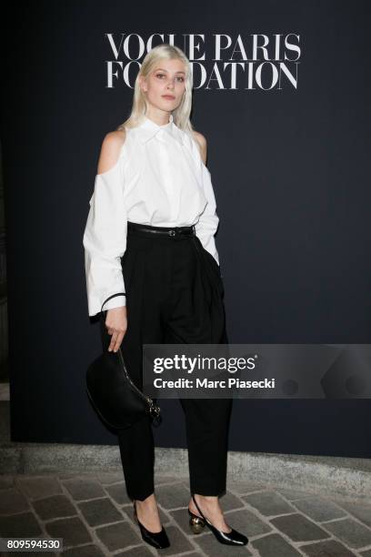 Larissa Hofmann attends Vogue Foundation Dinner during Paris Fashion Week as part of Haute Couture Fall/Winter 2017-2018 at Musee Galliera on July 4,...